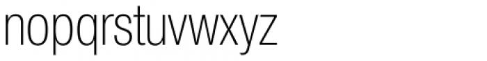 Neue Helvetica Paneuropean 37 Condensed Thin Font LOWERCASE