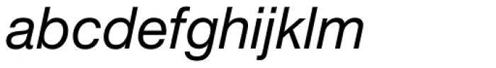 Neue Helvetica Paneuropean 56 Italic Font LOWERCASE