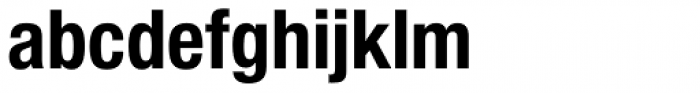 Neue Helvetica Paneuropean 77 Condensed Bold Font LOWERCASE