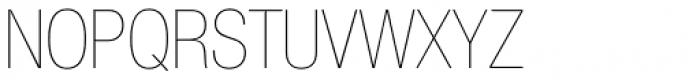 Neue Helvetica Pro 27 Condensed Ultra Light Font UPPERCASE