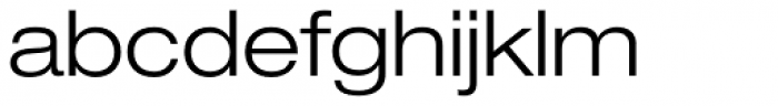 Neue Helvetica Pro 43 Light Extended Font LOWERCASE