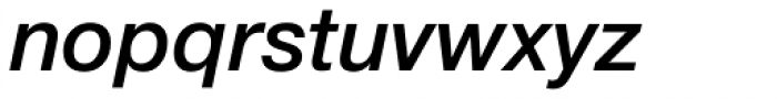 Neue Helvetica Pro 66 Medium Italic Font LOWERCASE
