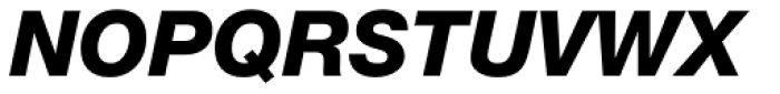 Neue Helvetica Pro 86 Heavy Italic Font UPPERCASE