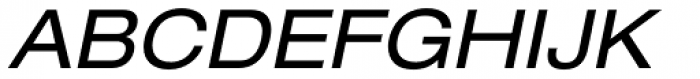 Neue Helvetica Std 53 Extended Oblique Font UPPERCASE