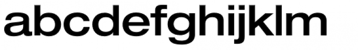 Neue Helvetica Std 63 Medium Extended Font LOWERCASE