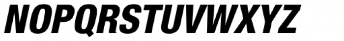 Neue Helvetica Std 87 Heavy Condensed Oblique Font UPPERCASE