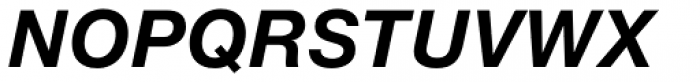 Neue Helvetica eText Pro 76 Bold Italic Font UPPERCASE