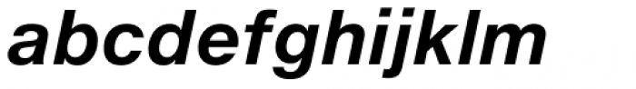 Neue Helvetica eText Pro 76 Bold Italic Font LOWERCASE