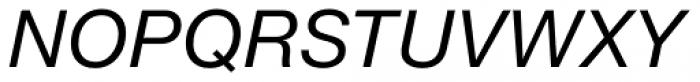 Neue Helvetica eText Std 56 Italic Font UPPERCASE