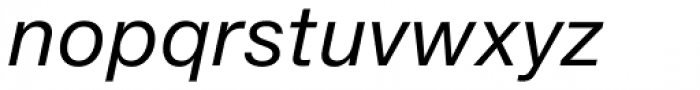 Neue Helvetica eText Std 56 Italic Font LOWERCASE