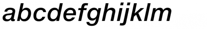 Neue Helvetica eText Std 66 Medium Italic Font LOWERCASE
