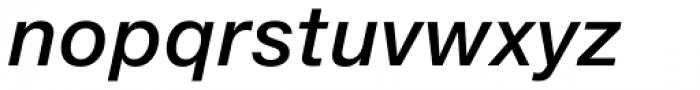 Neue Helvetica eText Std 66 Medium Italic Font LOWERCASE