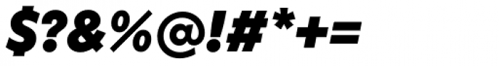 Neue Kabel Black Italic Font OTHER CHARS