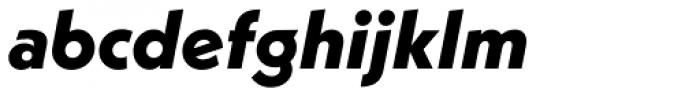 Neue Kabel ExtraBold Italic Font LOWERCASE