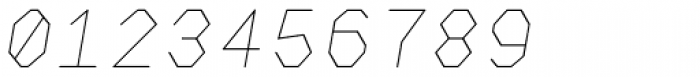 Neue Konstrukteur Round Thin Italic Font OTHER CHARS