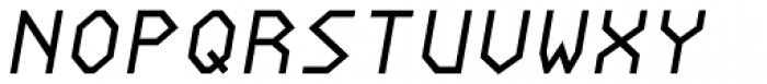 Neue Konstrukteur Square Italic Font UPPERCASE