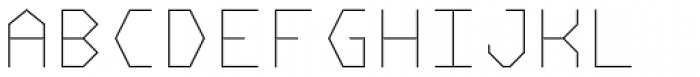 Neue Konstrukteur Square Thin Font UPPERCASE
