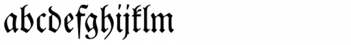 Neue Luthersche Fraktur Regular Font LOWERCASE