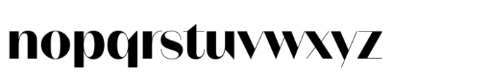 Neue Magnat Display Bold Font LOWERCASE