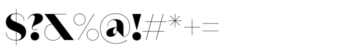 Neue Magnat Display ExtraBold Font OTHER CHARS
