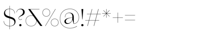 Neue Magnat Display Light Font OTHER CHARS