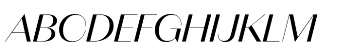 Neue Magnat Display Regular Italic Font UPPERCASE