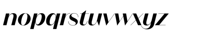 Neue Magnat Display SemiBold Italic Font LOWERCASE