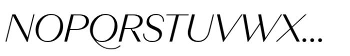 Neue Magnat Standard Light Italic Font UPPERCASE