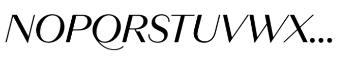 Neue Magnat Standard Regular Italic Font UPPERCASE