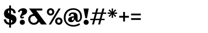 Neue Magnat Text ExtraBold Font OTHER CHARS