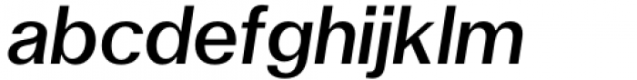 Neue Magnus Bold Italic Font LOWERCASE