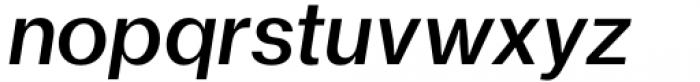 Neue Magnus Bold Italic Font LOWERCASE