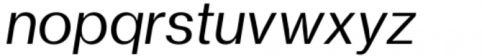 Neue Magnus Medium Italic Font LOWERCASE