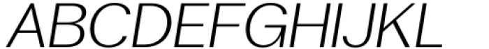 Neue Magnus Regular Italic Font UPPERCASE