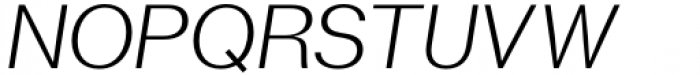 Neue Magnus Regular Italic Font UPPERCASE