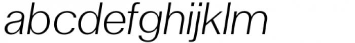 Neue Magnus Regular Italic Font LOWERCASE