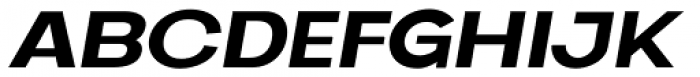 Neue Metana Bold Italic Font UPPERCASE