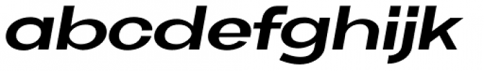 Neue Metana Bold Italic Font LOWERCASE