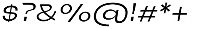 Neue Metana Italic Font OTHER CHARS