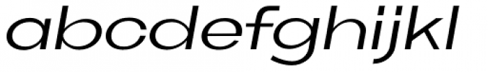 Neue Metana Italic Font LOWERCASE