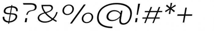 Neue Metana Light Italic Font OTHER CHARS