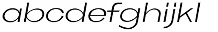 Neue Metana Light Italic Font LOWERCASE