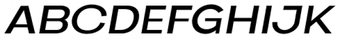 Neue Metana Medium Italic Font UPPERCASE