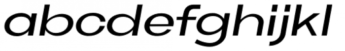 Neue Metana Medium Italic Font LOWERCASE