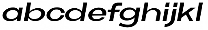 Neue Metana Semi Bold Italic Font LOWERCASE