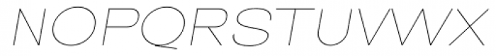 Neue Metana Variable Italic Font UPPERCASE