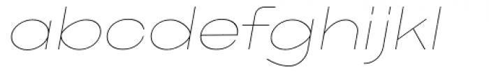 Neue Metana Variable Italic Font LOWERCASE