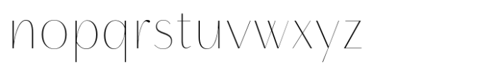 Neue Mylon ExtraLight Alt Font LOWERCASE