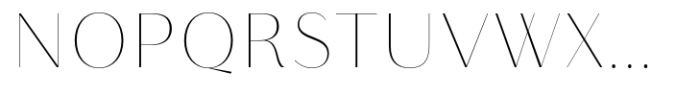 Neue Mylon ExtraLight Font UPPERCASE