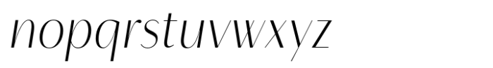 Neue Mylon SemiBold Italic Font LOWERCASE